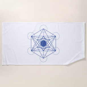 Sacred Geometry Beach Towel