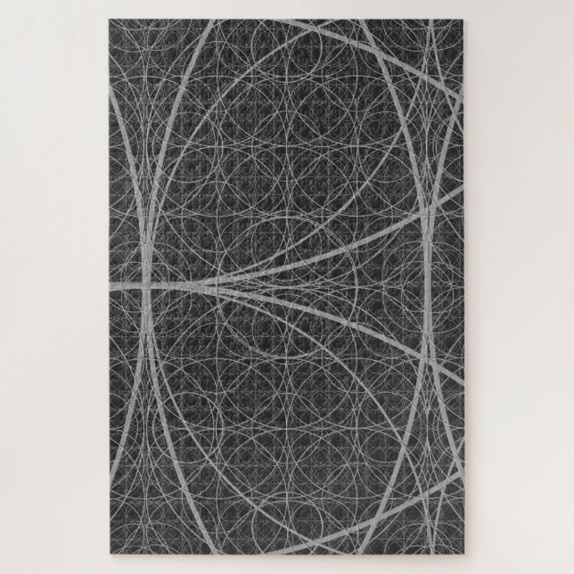 Sacred Geometry Circles Flower of Life Jigsaw Puzzle (Vertical)