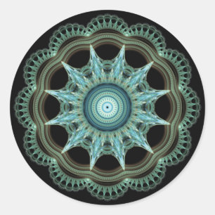 Sacred Geometry Classic Round Sticker