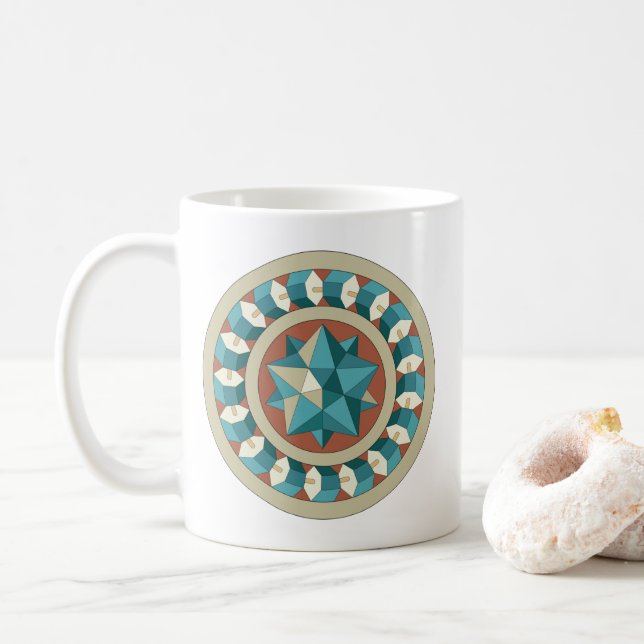 Sacred Geometry Coffee Mug (With Donut)