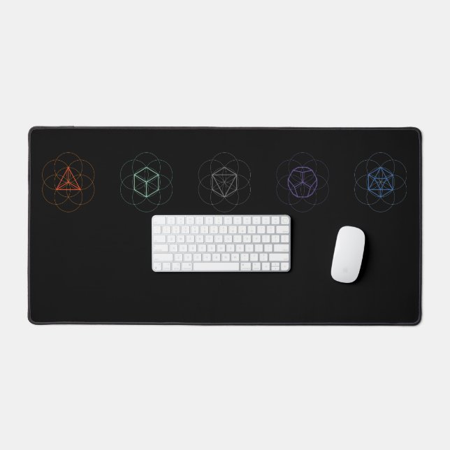 Sacred Geometry Desk Mat (Keyboard & Mouse)