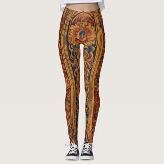 Sacred Geometry Harmony: Neo-Spiritual Pattern Tat Leggings