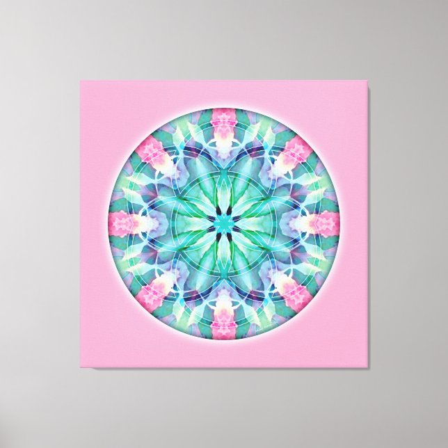 Sacred Geometry Mandala 11 Canvas Print (Front)