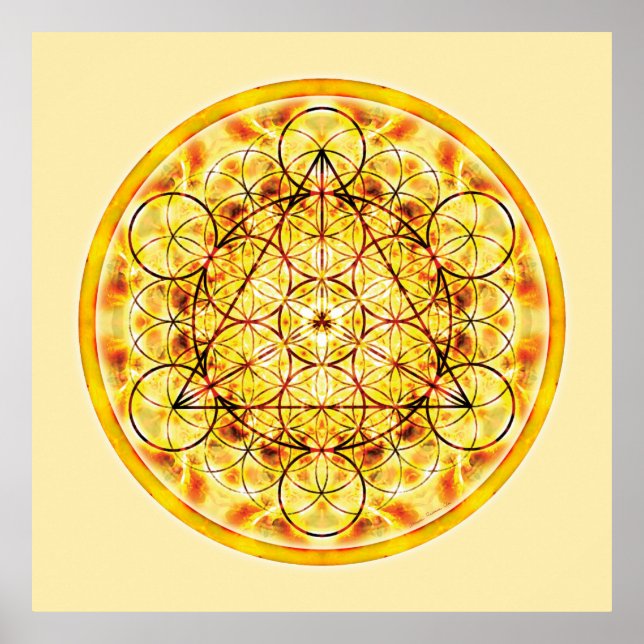Sacred Geometry Mandala 2 Poster (Front)