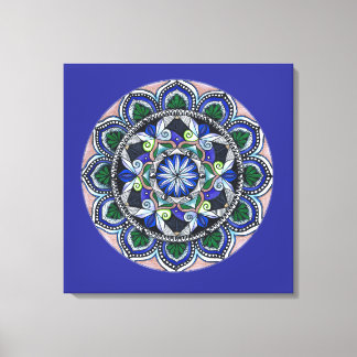 Sacred Geometry Mandala Canvas Print