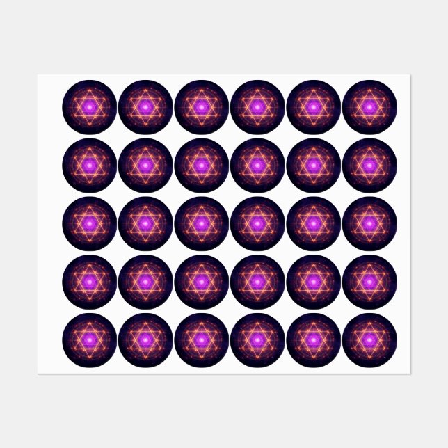 Sacred Geometry Mandala – Light Within the Cosmos (Sheet)