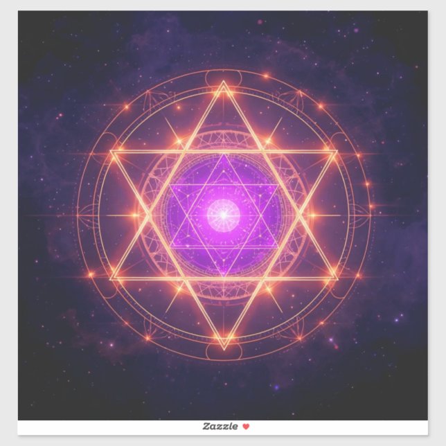 Sacred Geometry Mandala – Light Within the Cosmos (Sheet)