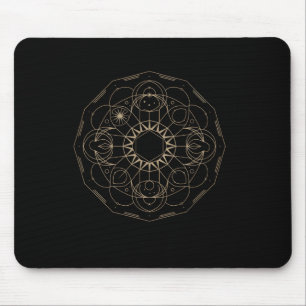 Sacred Geometry Metatron Cube Spiritual Yoga _7 Mouse Mat