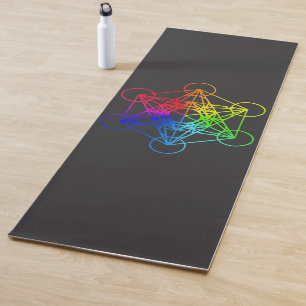 Sacred Geometry Metatron Cube Yoga Mat