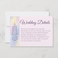 *~* Sacred Geometry Pastel Wedding Details