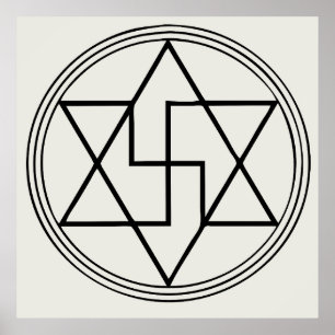 Sacred Geometry Protection Symbol Poster