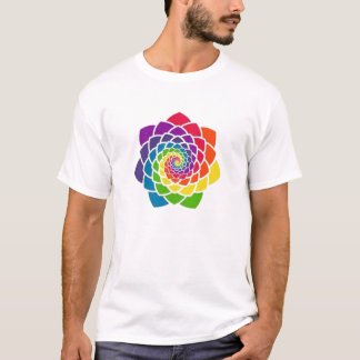 Sacred Geometry - Rainbow Pine Cone T-shirt