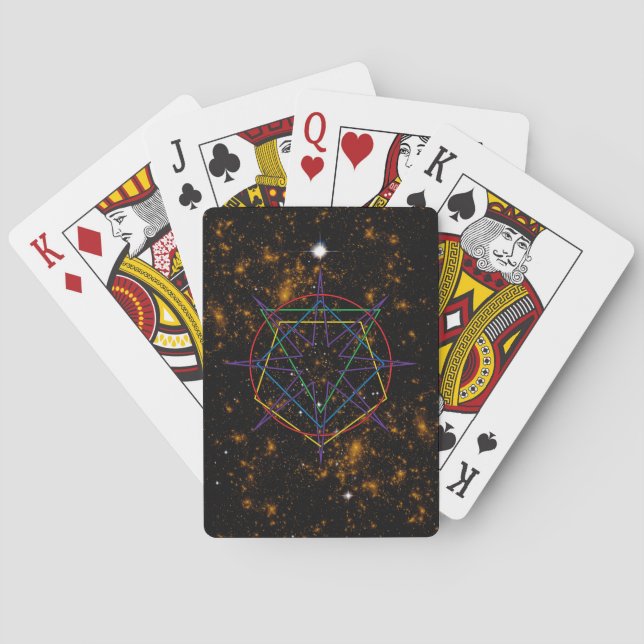 Sacred Geometry Sigil Playing Cards (Back)