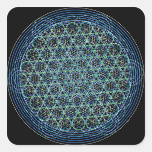 Sacred geometry sticker