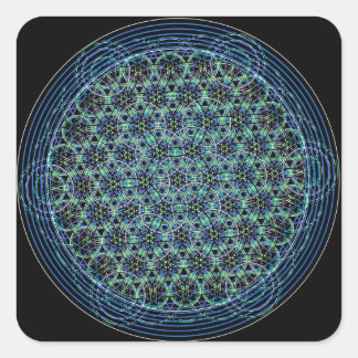 Sacred geometry sticker