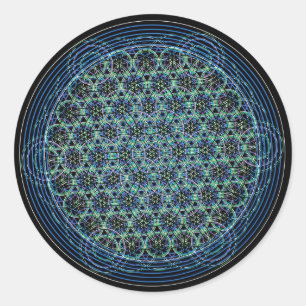 Sacred geometry sticker