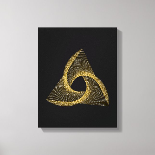 Sacred Geometry Symbol Canvas Print (Front)