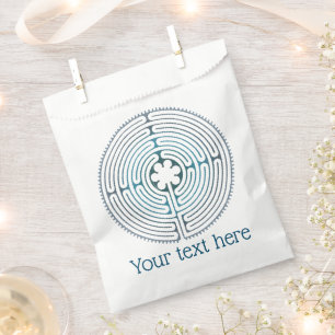Sacred Geometry Symbol - Chartres Labyrinth 1 Favour Bags