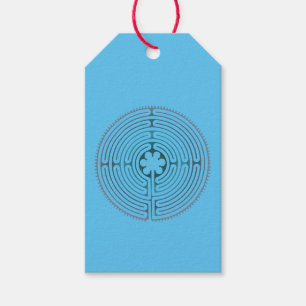 Sacred Geometry Symbol - Chartres Labyrinth 1 Gift Tags