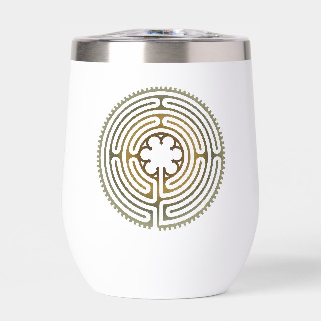 Sacred Geometry Symbol - Chartres Labyrinth 4 (Front)
