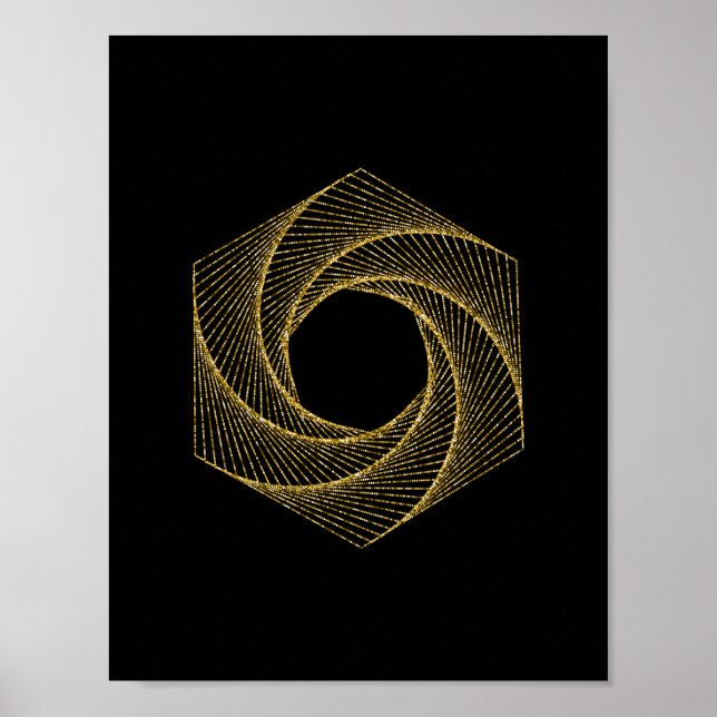 Sacred Geometry Symbol Poster (Front)