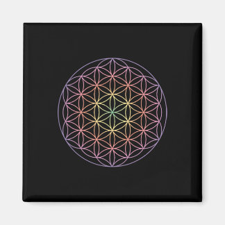 Sacred Geometry The Flower Of Life Yoga Yantra Sym Magnet