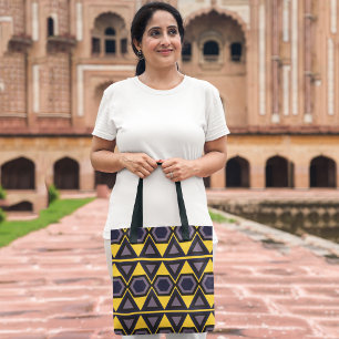 Sacred geometry tote bag