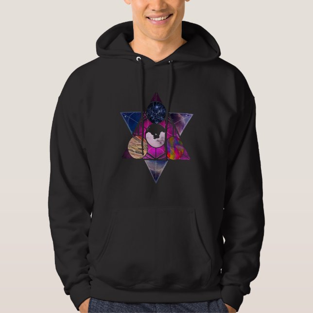 Sacred Geometry Triangle Mystic Hoodie (Front)