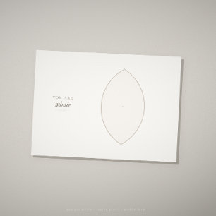 Sacred geometry wellness card · you are whole