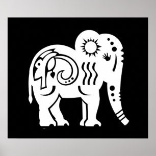 Sacred Giant (White) Poster