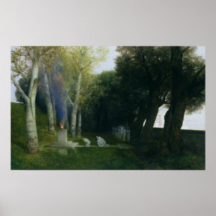 Sacred Grove, 1886 Poster