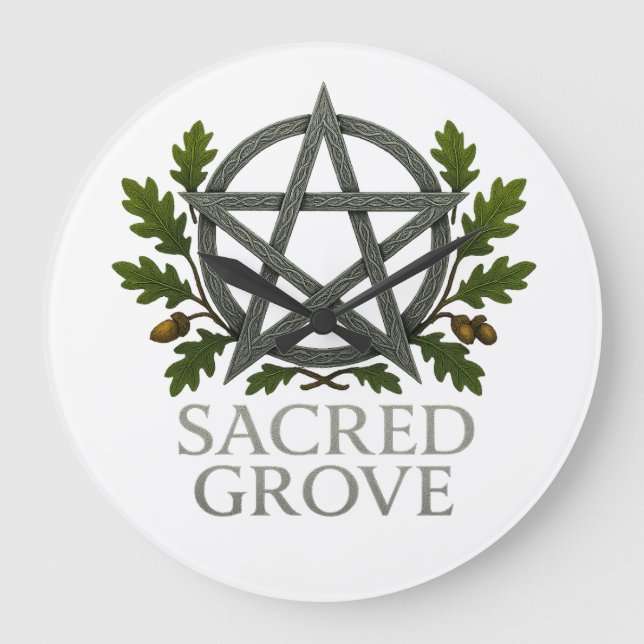Sacred Grove Wall Clock (Front)