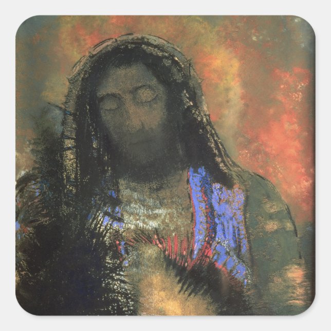 Sacred Heart, 1910 Square Sticker (Front)