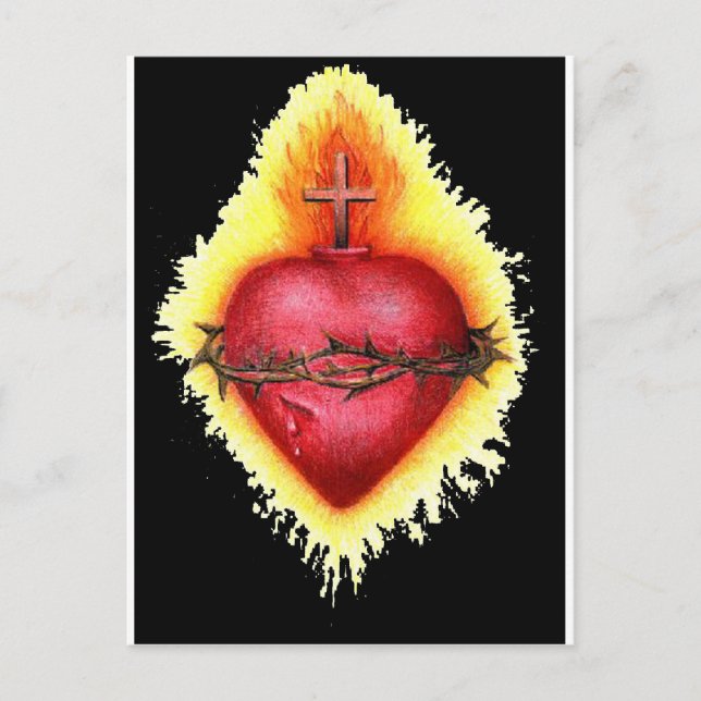 Sacred Heart 2 Postcard (Front)