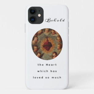 Sacred Heart Classic art Jose Paez iPhone 11 Case