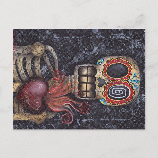 Sacred Heart Day of the Dead Postcard (Front)