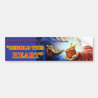 Sacred Heart e1 Bumper Sticker