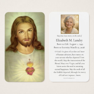 Sacred Heart Funeral Prayer Catholic Remembrance