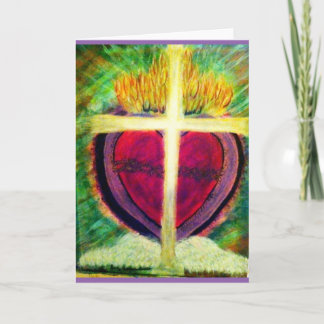 Sacred Heart greeting card