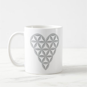 Sacred Heart - Heart of life, 3D/Atlantis.  Coffee Mug