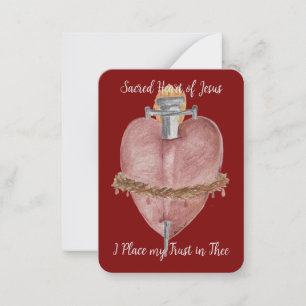 Sacred Heart Holy Card - Set of 10