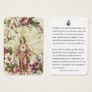 Sacred Heart Jesus Catholic Memorare Prayer
