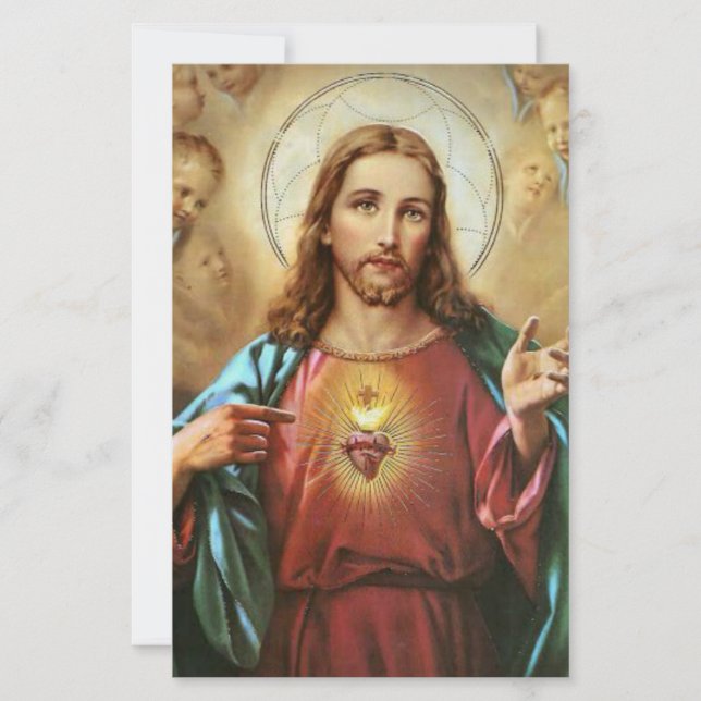 Sacred Heart Jesus Religious Traditional Catholic (Front)