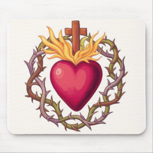 Sacred Heart Mouse Carpet Mat