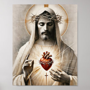 Sacred Heart of Christ Poster
