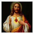 Sacred Heart of Jesus 2 Print Poster