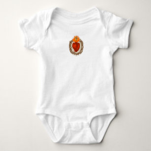 Sacred Heart of Jesus Baby Bodysuit