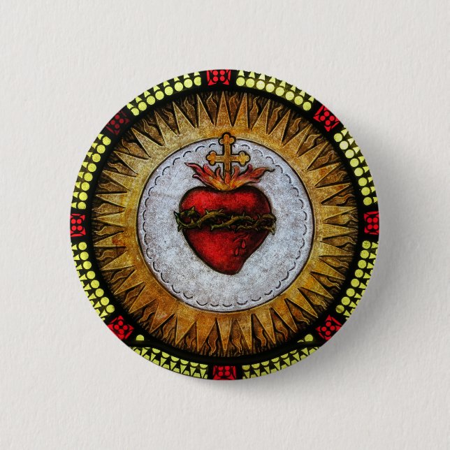 Sacred Heart of Jesus Badge (Front)