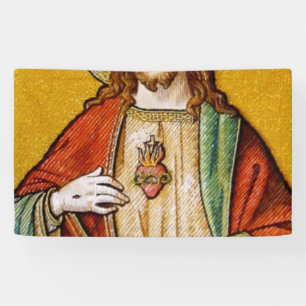 Sacred Heart Of Jesus Banner