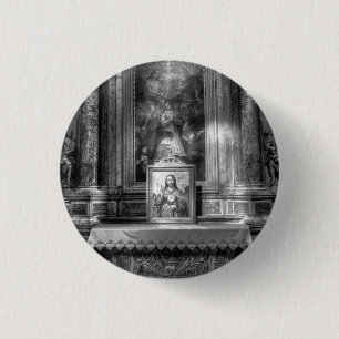 Sacred Heart Of Jesus Beam Of light 3 Cm Round Badge